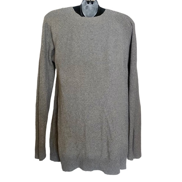 Maurices Gray Textured Tunic Sweater L - Picture 2 of 9